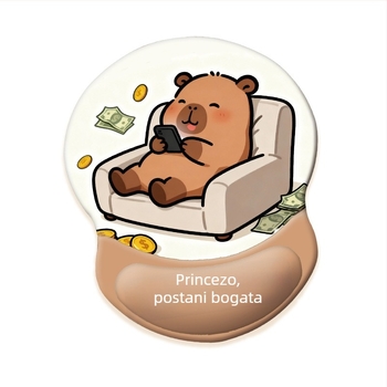 Podloga za tipkovnicu i podloga za zglob miša, silikon, stil: podrška za dlan tipkovnice i zglob miša, protuklizno i otporno, za ured