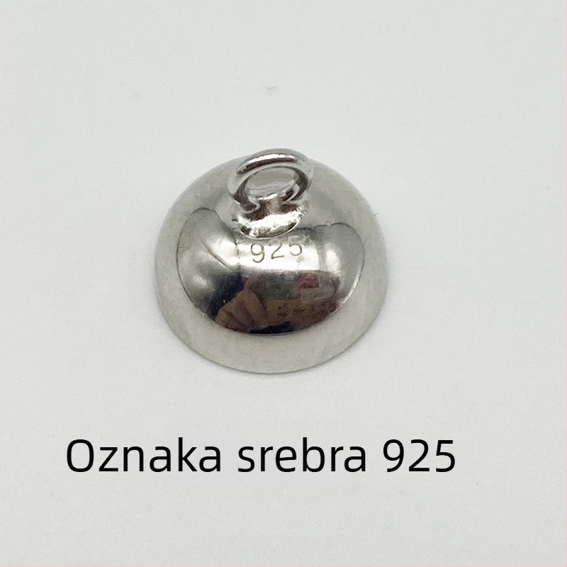 Srebro S925 magnetna kopča za DIY narukvicu s perlama – snažna kuglasta kopča, spojka za ogrlicu s biserima
