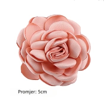 Tekstilni dodaci - 3D tekstilni cvijet s izgorjelim rubom, cvjetni uzorak, korejski stil