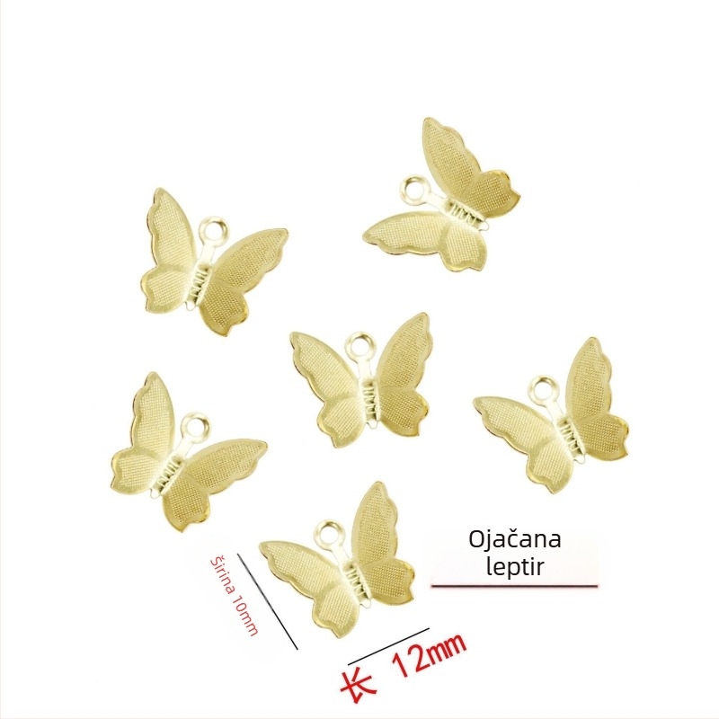 Yio lanac za hlače s motívom leptira, legura, elektroplatiranje, unisex tjelesni nakit, višeslojni geometrijski dizajn