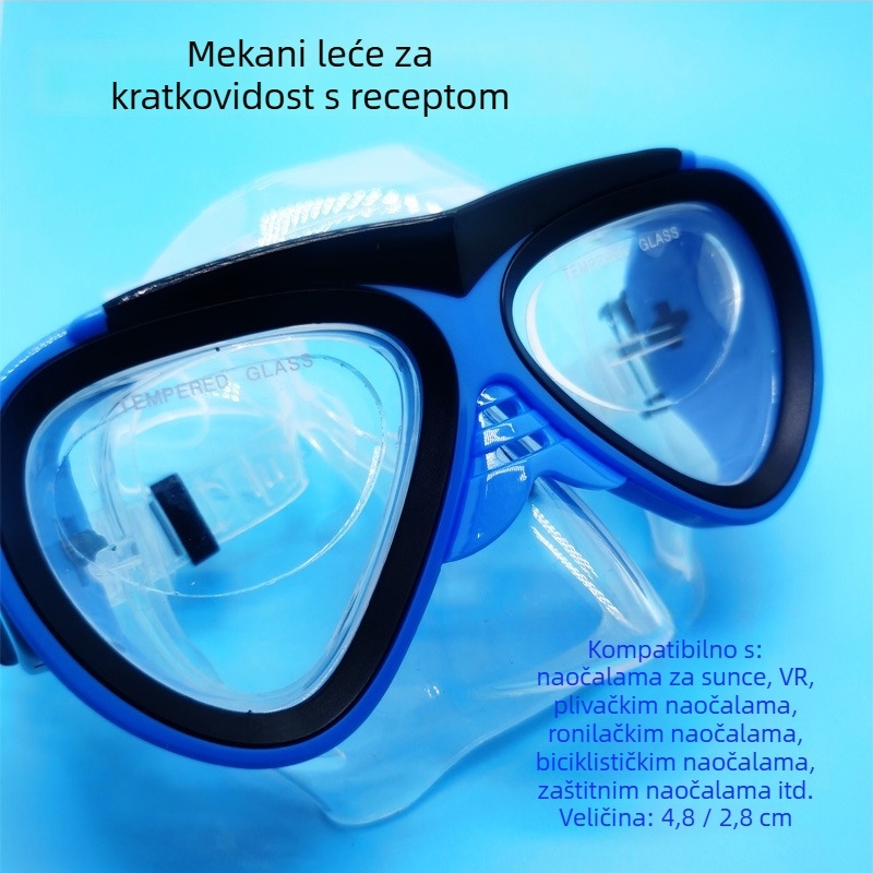 Čitaon naočale s tekućim silicijskim patch-ovima za miopiju i patch-ovima za prezbiopiju, optičko ljepilo; leće od smole; daleko i blizu fokus; okrugli okvir; okvir od plastike i smole