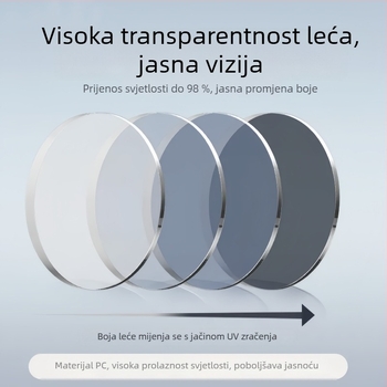 Ciklističke naočale s memorijskom plastičnom ramom, zamjenjive leće, plosnate ogledalne leće