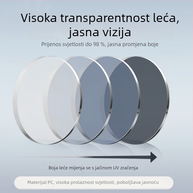 Ciklističke naočale s memorijskom plastičnom ramom, zamjenjive leće, plosnate ogledalne leće
