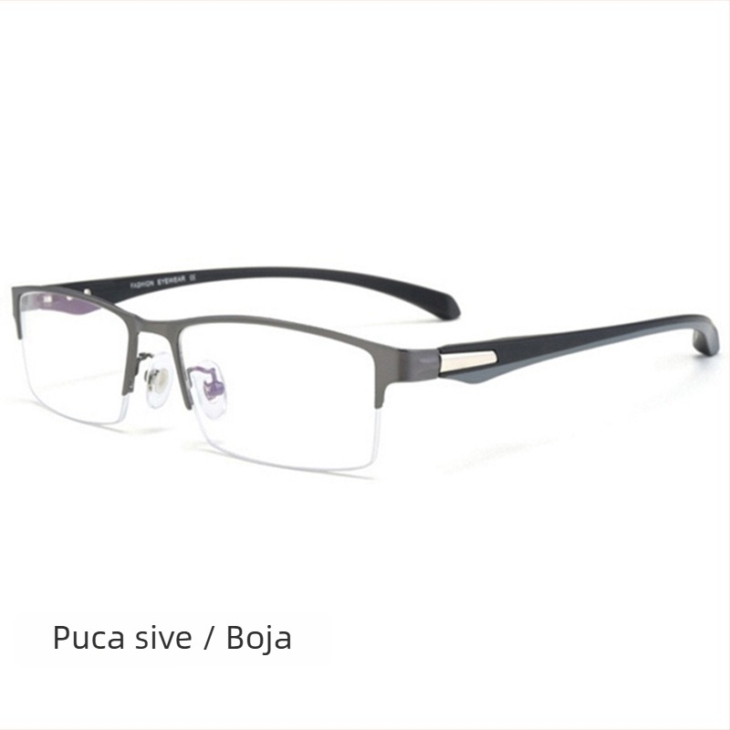 Voxan naočale za čitanje, zaštita od plavog svjetla, leće od smole s asferičnim lećama, polurama okvir od legure, model 66071-1/66085-1