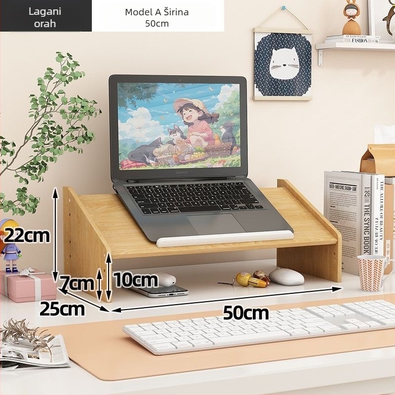 Držač za laptop i monitor, rotirajući stolni podizni nosač, plastika, Ding huixu