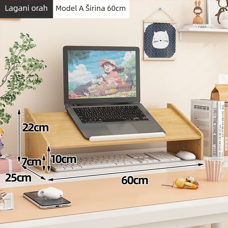 Držač za laptop i monitor, rotirajući stolni podizni nosač, plastika, Ding huixu