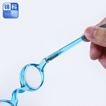 Jinke male kružne naočale za čitanje, PC okvir, TAC leće, model 9405, unisex – puni okvir, pogodne za kvadratno lice