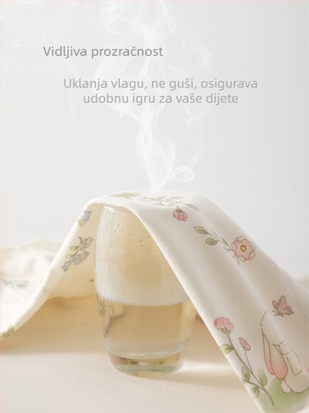 Kombinezon od pamuka za novorođenčad, dugi rukavi, bez kapuljače, kosi prednje zatvaranje, unisex