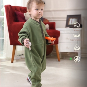 Dječji kombinezon za bebe, 100% pamuk, dugi rukavi, skriveni gumbi, unisex, proljeće-jesen-zima