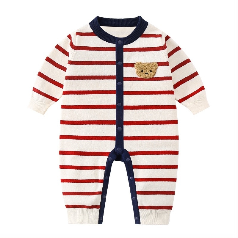 Beba romper, 90% pamuk, dugi rukavi, korejski stil, za novorođenčad 0–12 mjeseci