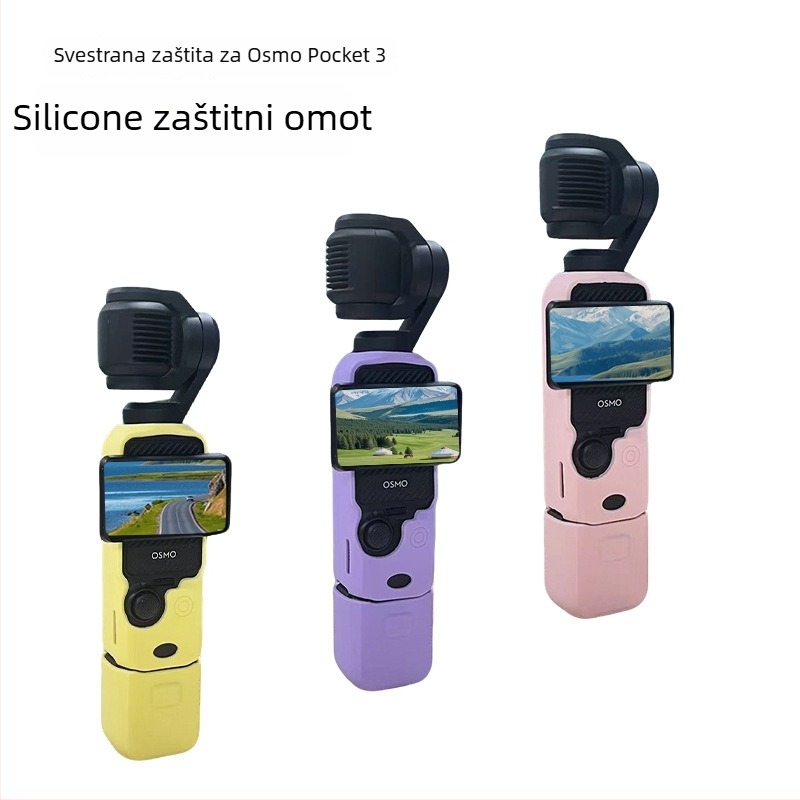 DJI Osmo Pocket 3 silikonska zaštitna futrola, kompatibilna s Osmo Pocket 3, silikon materijal