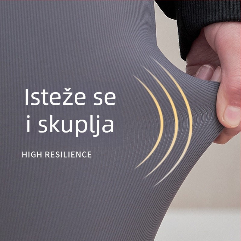 Dječje tanke velur-nylon hlače u Shark stilu, visok pojas, hlače nalik tajicama za proljeće i jesen