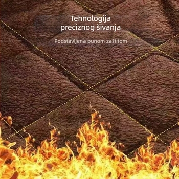 Maskirni kaput s poliester punjenjem, kapuljom, zatvaračem i debelom izolacijom