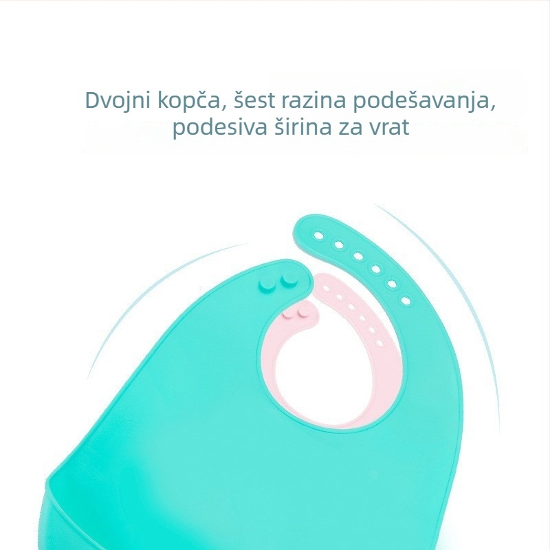 Silikonski bebiri za djecu – vodootporni, izuzetno tanki, prehrambene kvalitete; karikatura uzorak; uzrast 1–3 godine