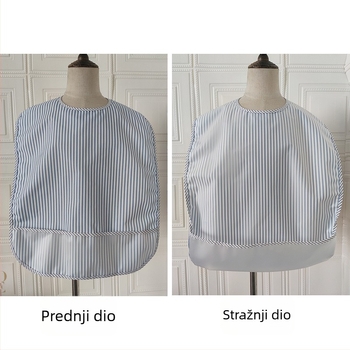 Odrasli vodootporni pregača za jelo, poliester, unisex, proljeće 2024