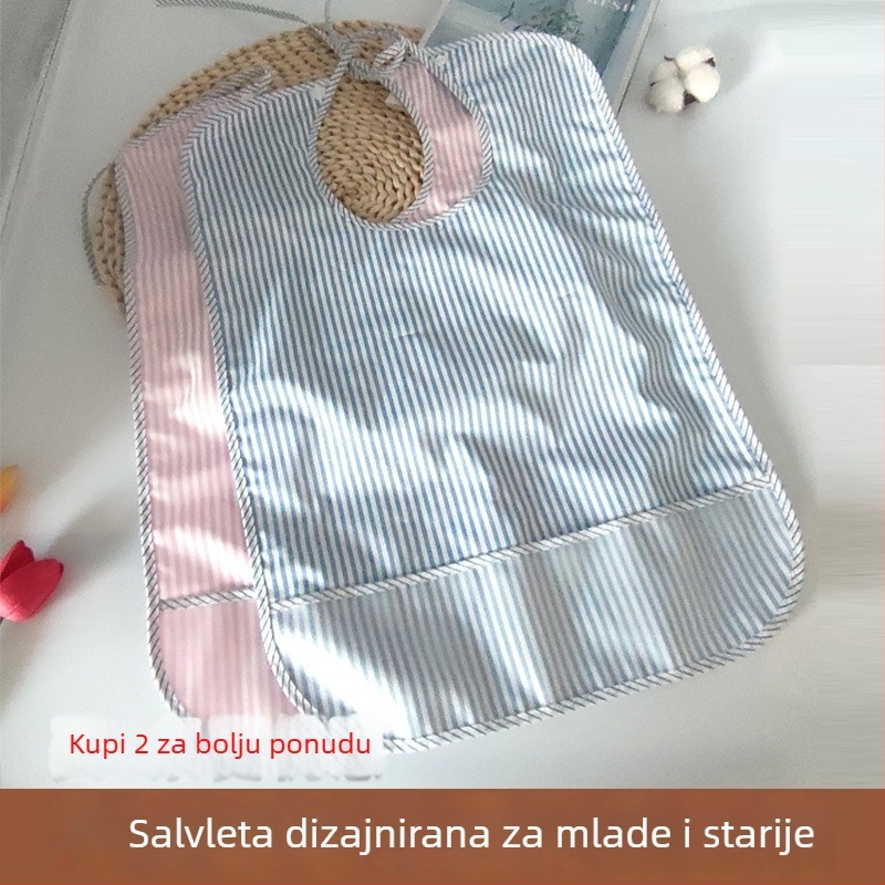 Odrasli vodootporni pregača za jelo, poliester, unisex, proljeće 2024