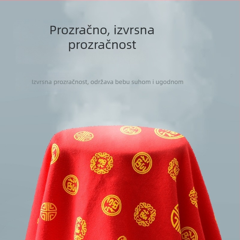 Pamukasti zavojni ručnik za novorođenče — za novorođenčad, uzorci: životinje, crtani likovi, cvijeće, geometrija, jesen 2024