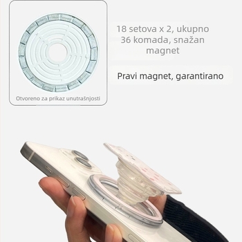 MagSafe stolni držač za telefon, od legure, crtani stil