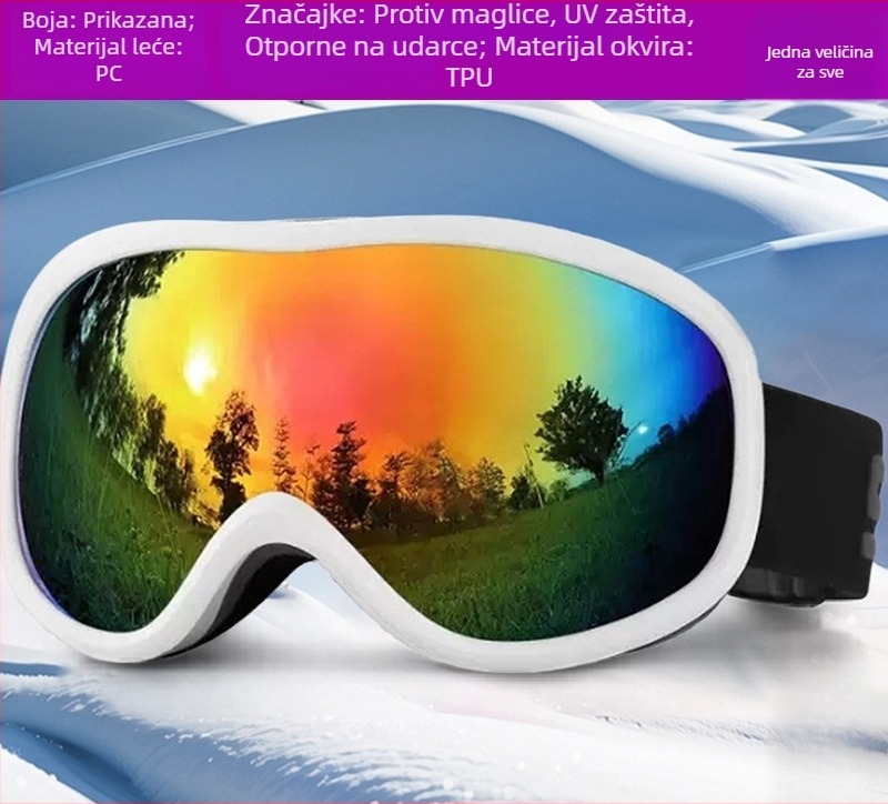 Skijaški hoodie s kapuljačom — prozračan, vodootporan, otporan na vjetar i topao, podstava od poliestera