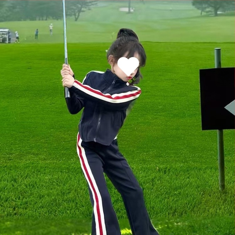 Djevojčice dvodijelni sportski komplet, koledž stil, dugi rukav, pamuk 81–90%, proljeće 2025