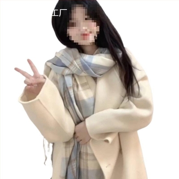 Poluduga Hepburn stil windbreaker jakna od korduroja, krzno od kunića 50-70% sadržaja