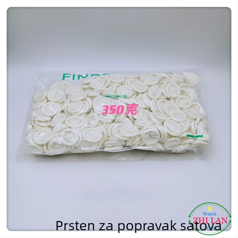 Zilan prstenasti zaštitnici za popravak satova, gumeni set s približno 600 velikih vrećica i 150 malih, za alate za satove, kućna upotreba