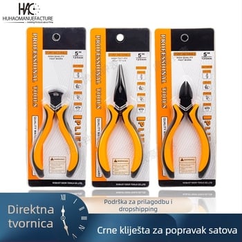 Klešta za popravak satova – klešta s igličastim vrhom, dijagonalne klešte, klešta za završno rezanje, 1 komplet, alati za demontažu, kućna upotreba