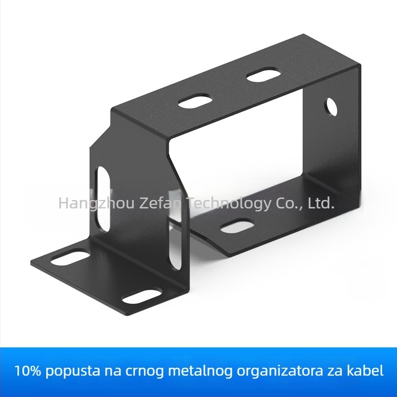 Kovani prsten za upravljanje kabelima za ormariće, Zhefan, hladno valjani čelik, za kabeliranje i distribuciju
