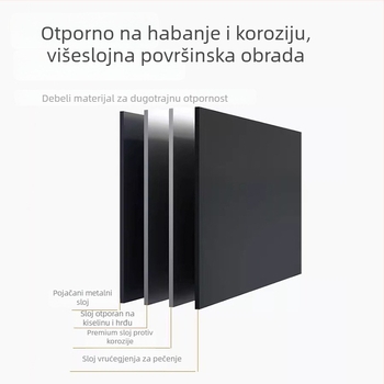 Desktop kabelski organizator – teleskopskog dizajna, bez bušenja, organizator od karbonskog čelika, set od 30 komada, 1 sloj skladištenja