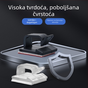 Prozirni klip za upravljanje kabelima s ljepilnom bazom, za mrežne kabelе, pogodan za poslovnu LAN