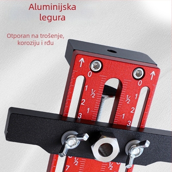 Vodilica za ugradnju vrata ormarića — aluminijska legura, drvodjelstvo, kućna upotreba, marka RUITOOL