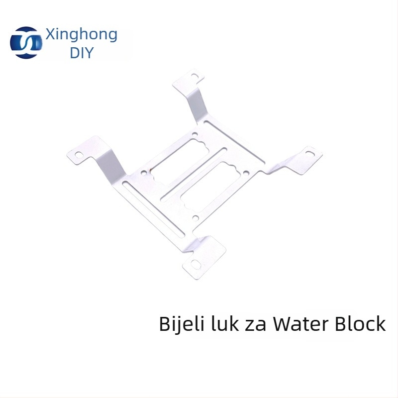 XHDIY Lukasti nosač za vodeno hlađenje, montaža pumpe i spremnika, metalni materijal, upravljanje kabelima