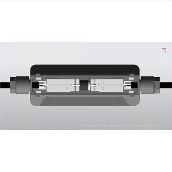 Fotovoltna kutija za spojeve u obliku trake, vodootporna, s brtvom za brtvljenje, lagana za vanjsku upotrebu