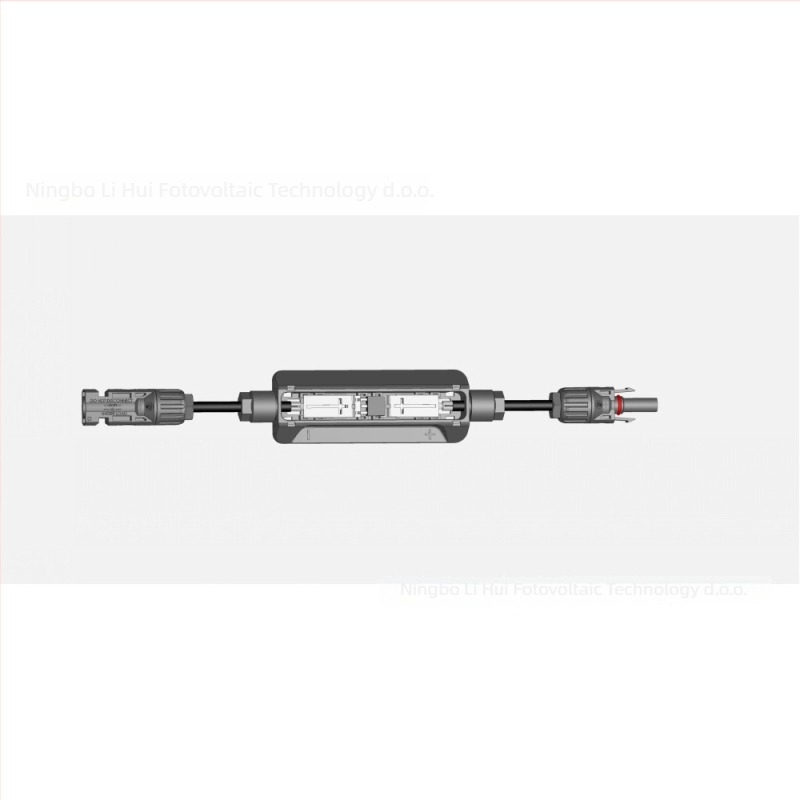 Fotovoltna kutija za spojeve u obliku trake, vodootporna, s brtvom za brtvljenje, lagana za vanjsku upotrebu