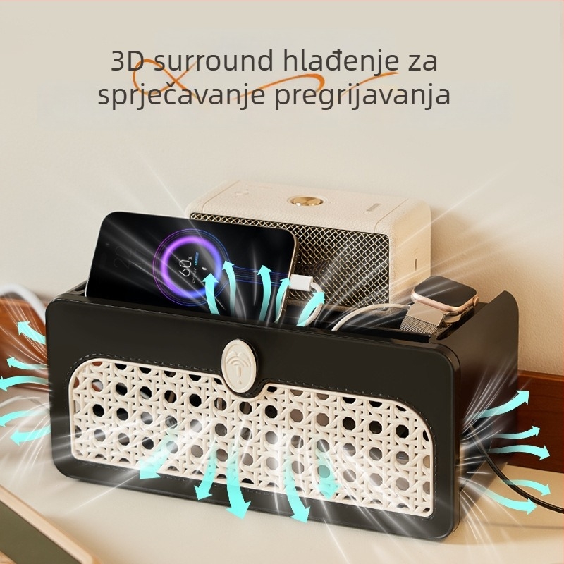 Desktop kabelski organizator, kutija za pohranu kablova, ABS plast, model 1017, 1 kom, za kabelske žice slušalica