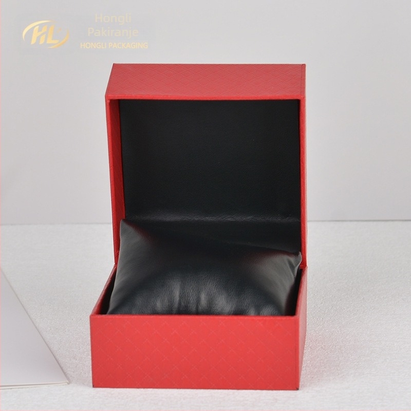 Prilagođena plastična kutija za satove s brončanim završetkom, model 6219, kutija za pakiranje poklona i nakita