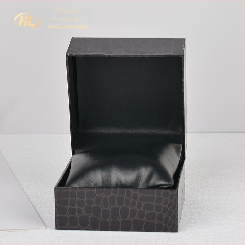 Prilagođena plastična kutija za satove s brončanim završetkom, model 6219, kutija za pakiranje poklona i nakita