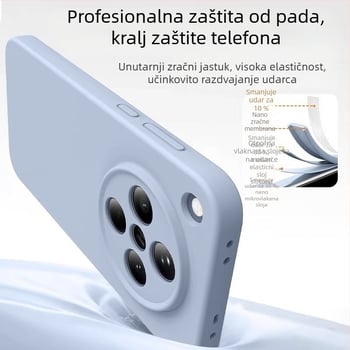 Kućište za OPPO Find X8 Ultra od tekućeg silikona, potpuno pokriće, otporno na trošenje, otporno na pad, otporno na otiske prstiju