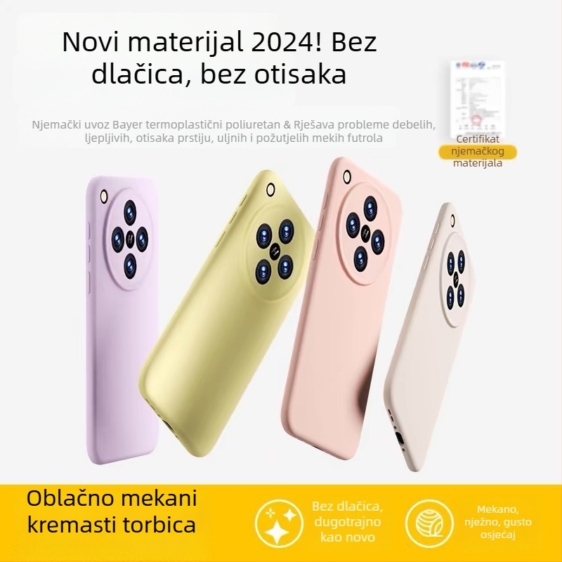 Kućište za OPPO Find X8 Ultra od tekućeg silikona, potpuno pokriće, otporno na trošenje, otporno na pad, otporno na otiske prstiju