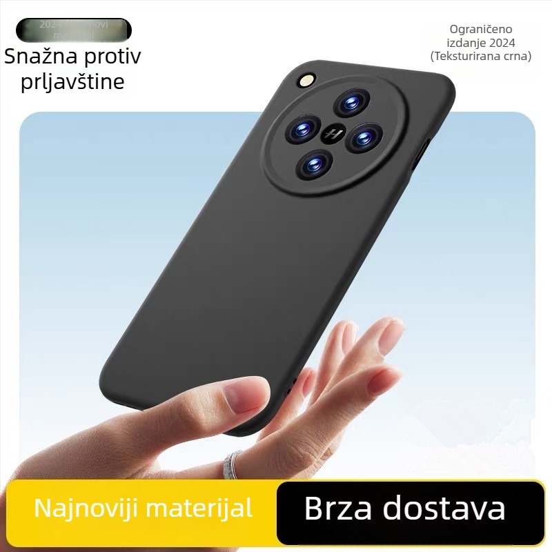 Kućište za OPPO Find X8 Ultra od tekućeg silikona, potpuno pokriće, otporno na trošenje, otporno na pad, otporno na otiske prstiju