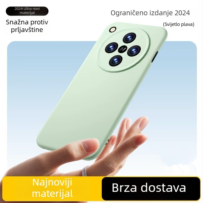 Kućište za OPPO Find X8 Ultra od tekućeg silikona, potpuno pokriće, otporno na trošenje, otporno na pad, otporno na otiske prstiju