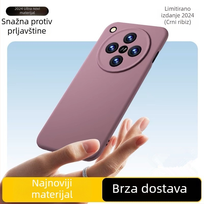 Kućište za OPPO Find X8 Ultra od tekućeg silikona, potpuno pokriće, otporno na trošenje, otporno na pad, otporno na otiske prstiju