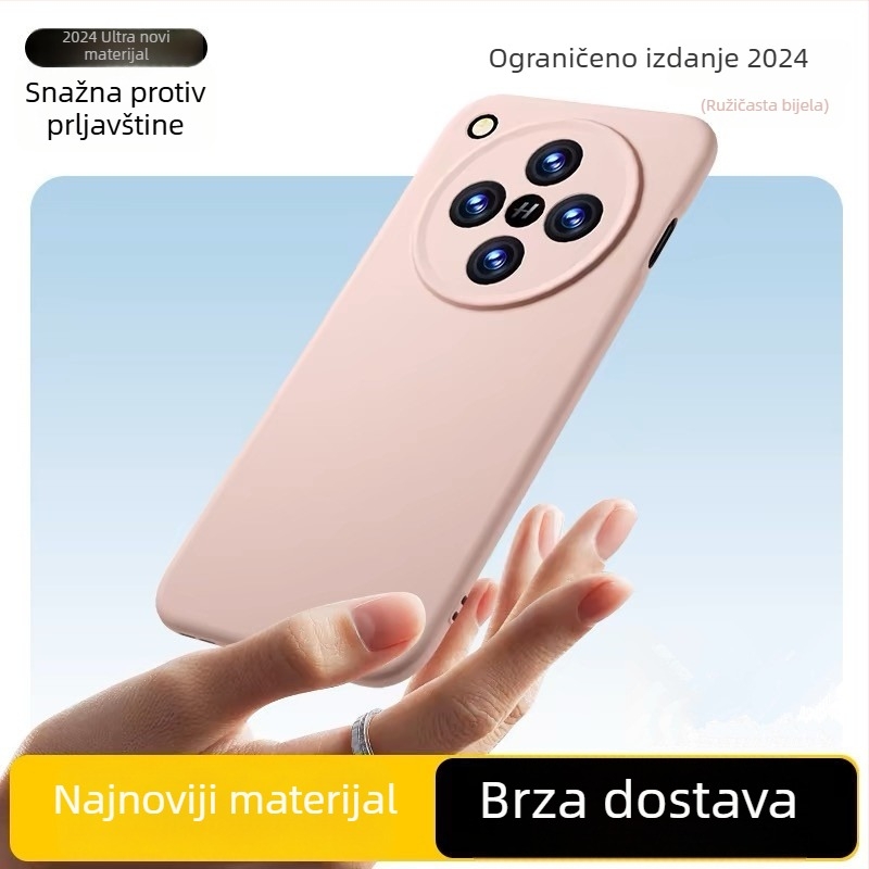 Kućište za OPPO Find X8 Ultra od tekućeg silikona, potpuno pokriće, otporno na trošenje, otporno na pad, otporno na otiske prstiju