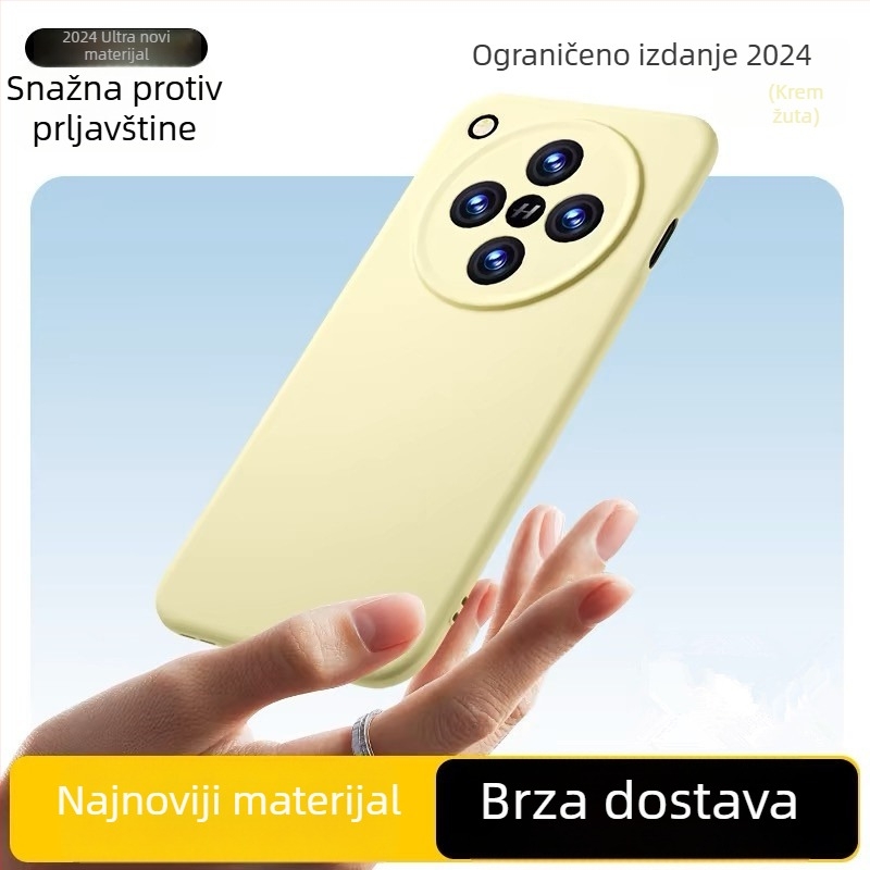 Kućište za OPPO Find X8 Ultra od tekućeg silikona, potpuno pokriće, otporno na trošenje, otporno na pad, otporno na otiske prstiju