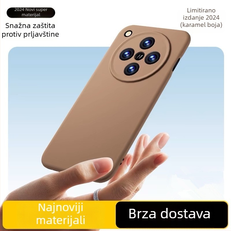 Kućište za OPPO Find X8 Ultra od tekućeg silikona, potpuno pokriće, otporno na trošenje, otporno na pad, otporno na otiske prstiju