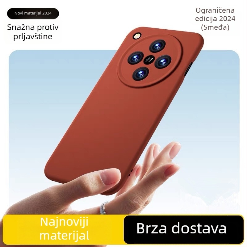 Kućište za OPPO Find X8 Ultra od tekućeg silikona, potpuno pokriće, otporno na trošenje, otporno na pad, otporno na otiske prstiju
