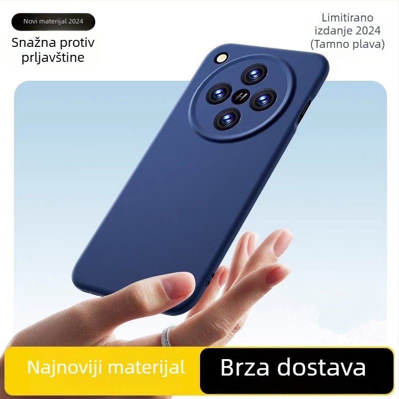 Kućište za OPPO Find X8 Ultra od tekućeg silikona, potpuno pokriće, otporno na trošenje, otporno na pad, otporno na otiske prstiju