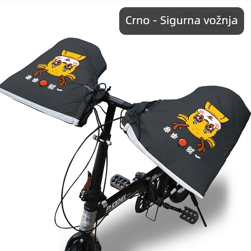 Zimske rukavice za biciklizam – fleece podstava, vodootporan PVC materijal, unisex za odrasle, MTB i rukavice za utrke