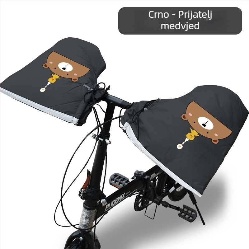 Zimske rukavice za biciklizam – fleece podstava, vodootporan PVC materijal, unisex za odrasle, MTB i rukavice za utrke