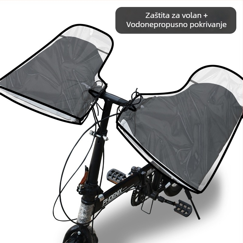 Zimske rukavice za biciklizam – fleece podstava, vodootporan PVC materijal, unisex za odrasle, MTB i rukavice za utrke